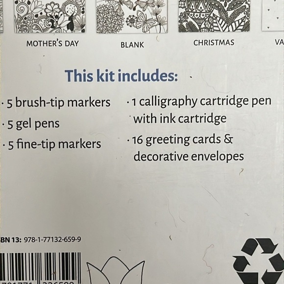 Brand New Mindful Color & Gift All-Occasion Cards Stationary Calligraphy Markers - Picture 15 of 16